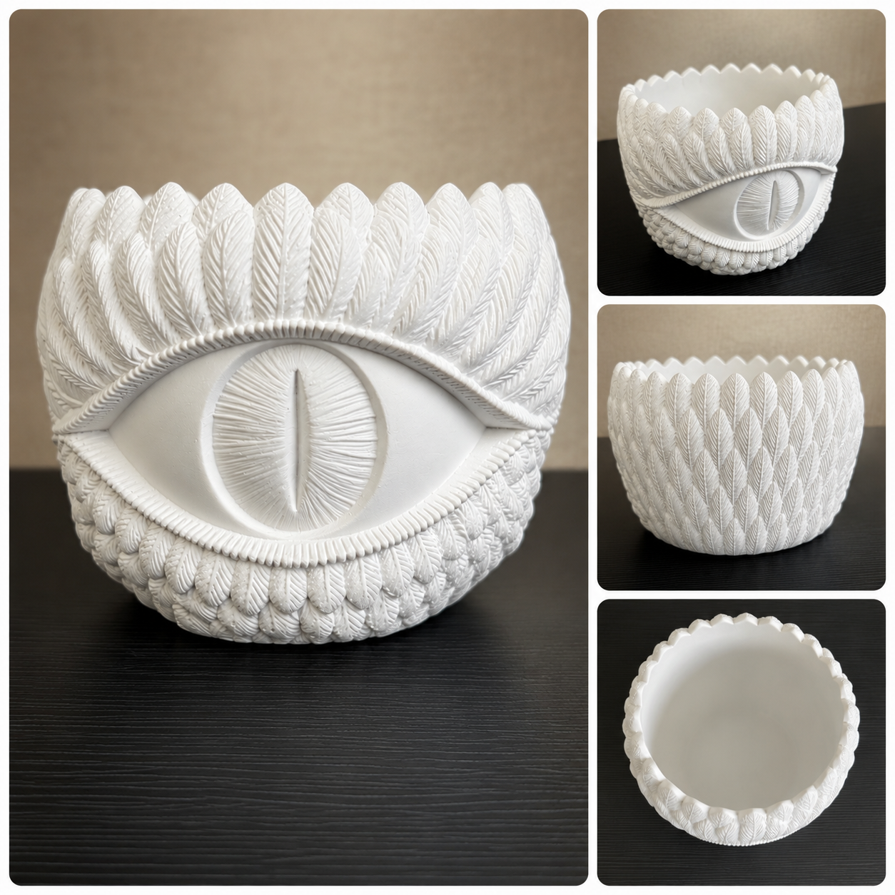 Mystic Dragon Eye Planter | Fantasy Gothic Home Decor