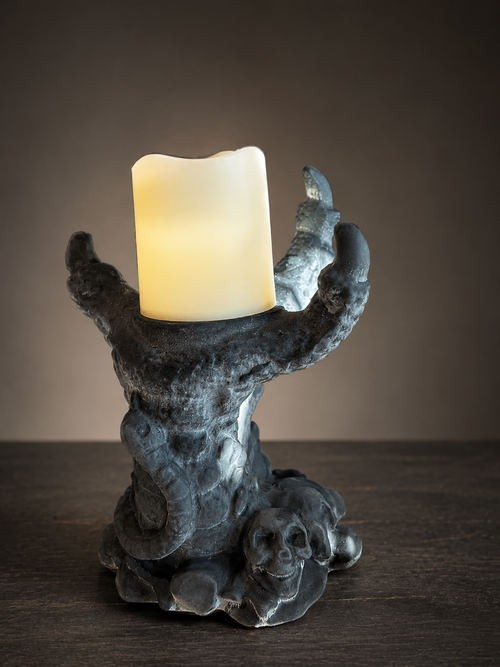 Dark Ritual Hand Candle Holder