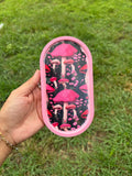 🍄 Pink Mushroom Handmade Car Coaster